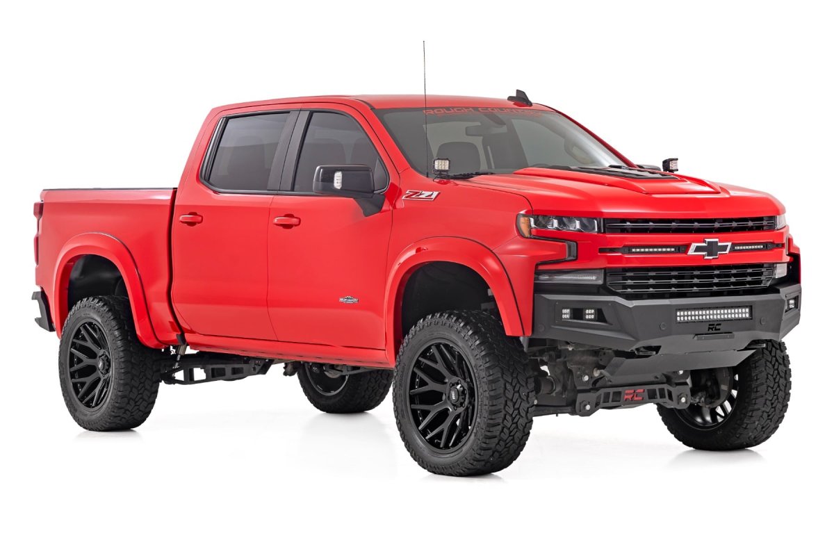 Chevrolet Silverado 1500 LTD Fender Flares - Rough Country - Sport - White Sands - 4WD - 2022+